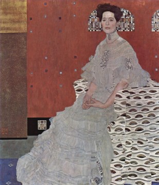 Retrato de Fritza Riedler Simbolismo Gustav Klimt Pinturas al óleo